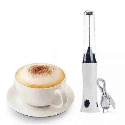 Rechargeable Coffee Beater – 3-Speed Adjustable Electric Frother & Whisk