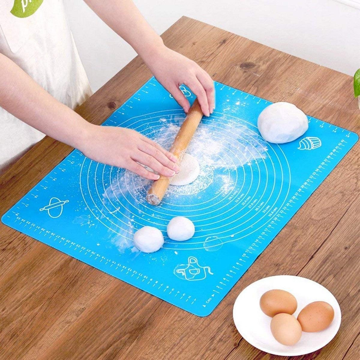 Silicone Mat for Roti Rolling & Pastry – Non-Stick Fondant Baking Sheet