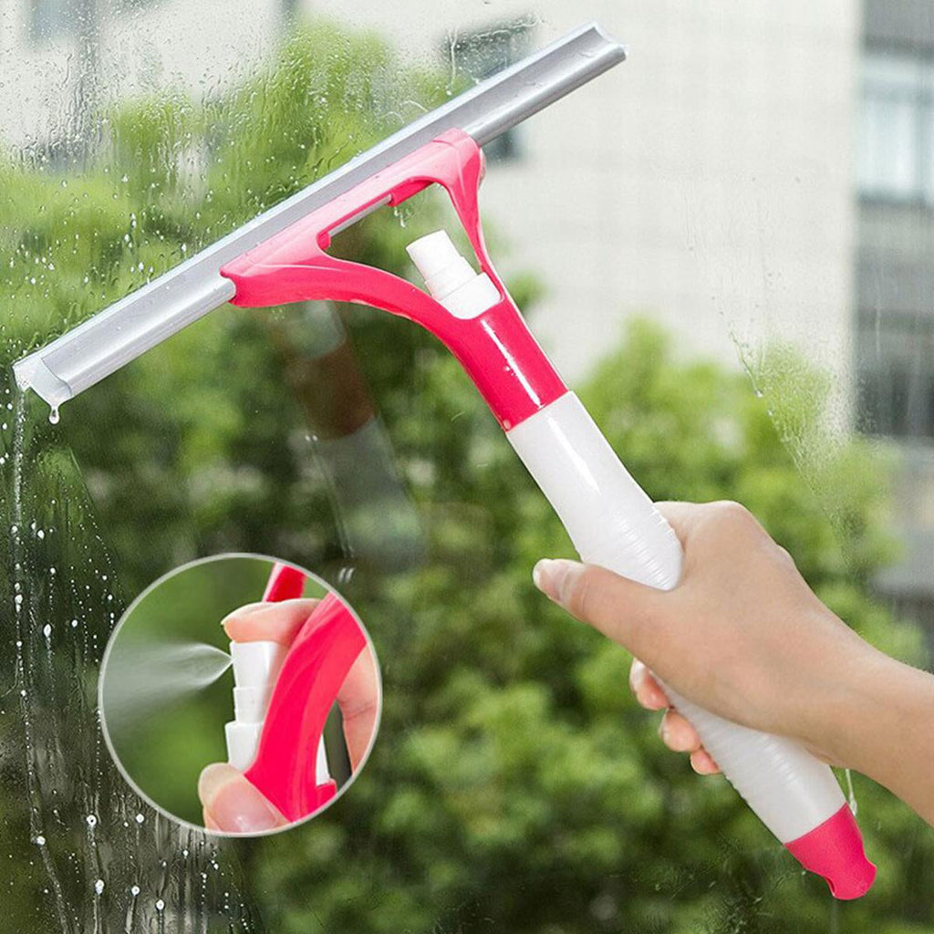 Glass Cleaning  2-in-1  Water Spray Wiper