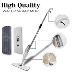 Water Spray Mop – 360° Rotating Microfiber Floor Cleaning Mop with Refillable 360ml Bottle & Washable Pads