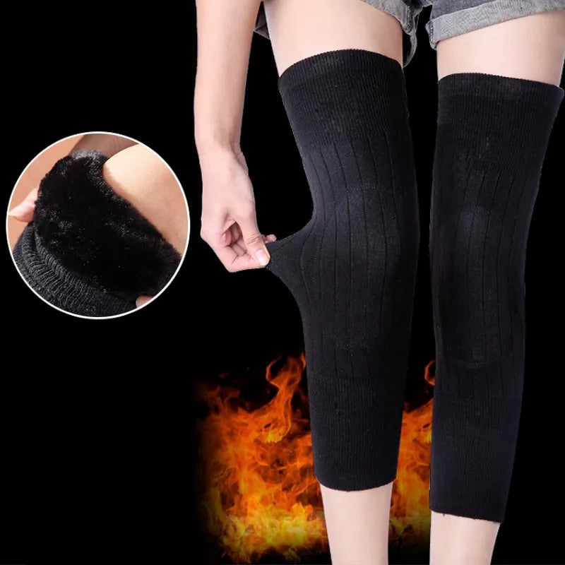 Warm Wool Knee Pads – Knee Support & Protector for Winter