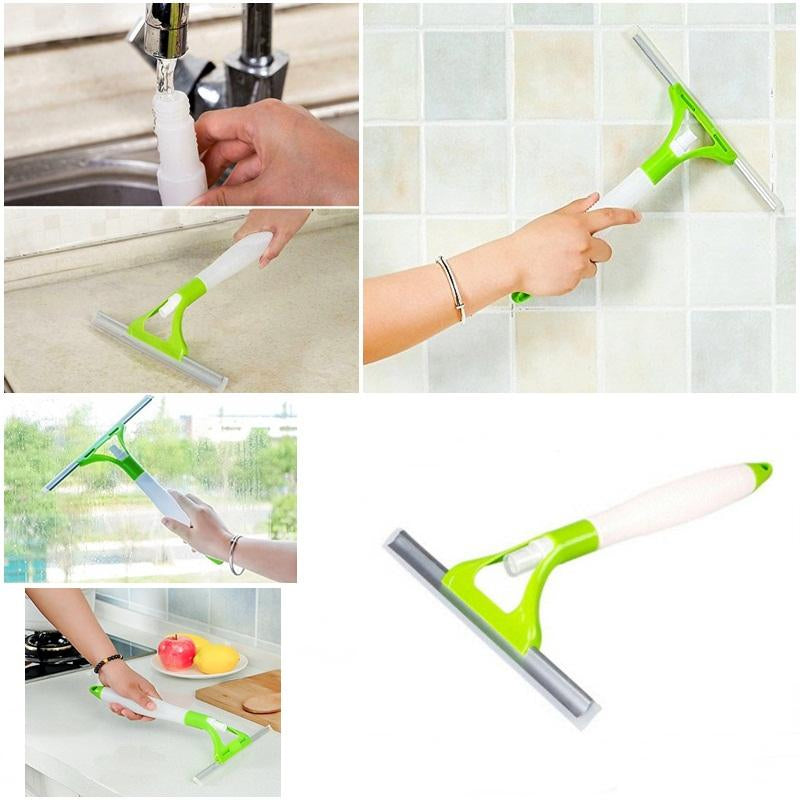 Glass Cleaning  2-in-1  Water Spray Wiper