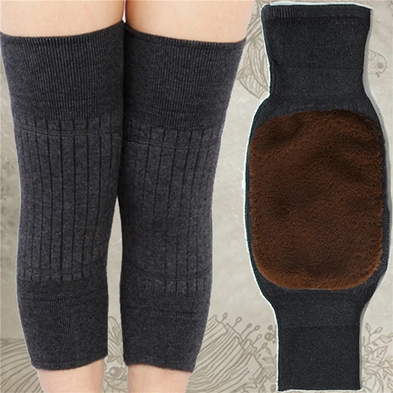 Warm Wool Knee Pads – Knee Support & Protector for Winter