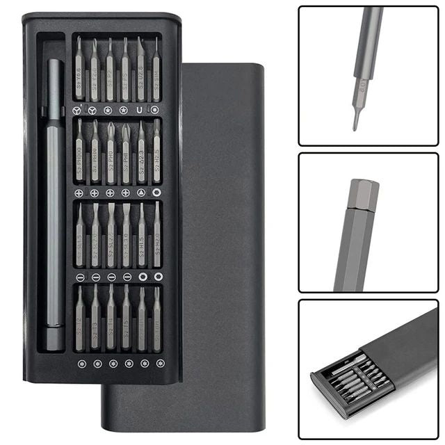 Magnetic Screwdriver Set 25-in-1 | Mini Tool Kit