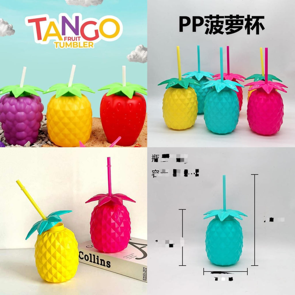 Tango Fruit Tumbler for Kids – Juice & Water Bottle with Straw