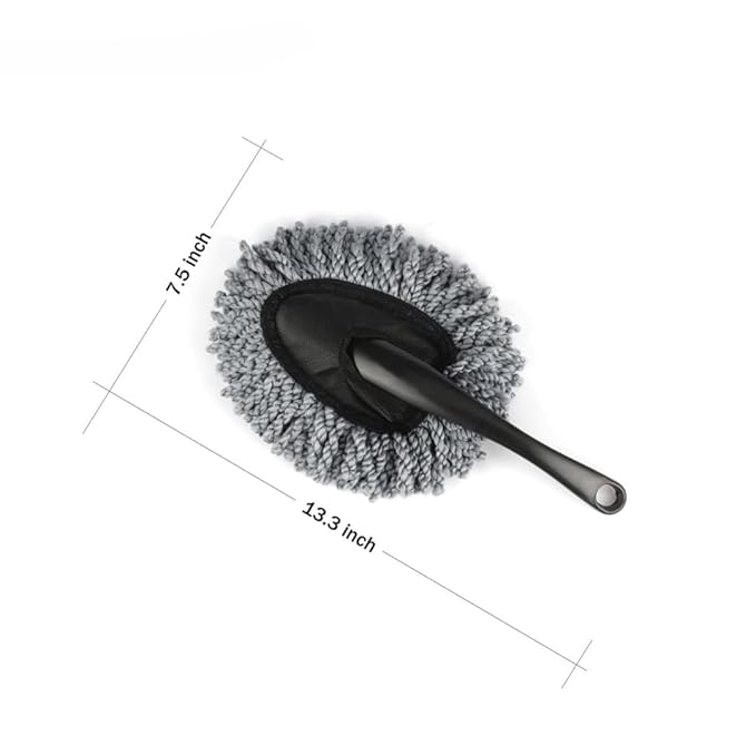 Portable Microfiber Car Duster – Compact Cleaning Brush