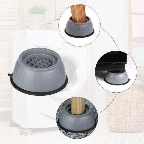 Anti-Vibration Pads for Washing Machine – Set of 4 Non-Slip Rubber