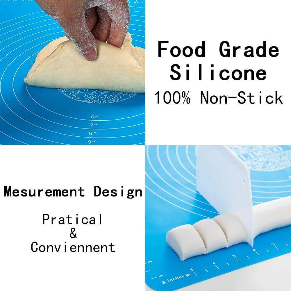 Silicone Mat for Roti Rolling & Pastry – Non-Stick Fondant Baking Sheet