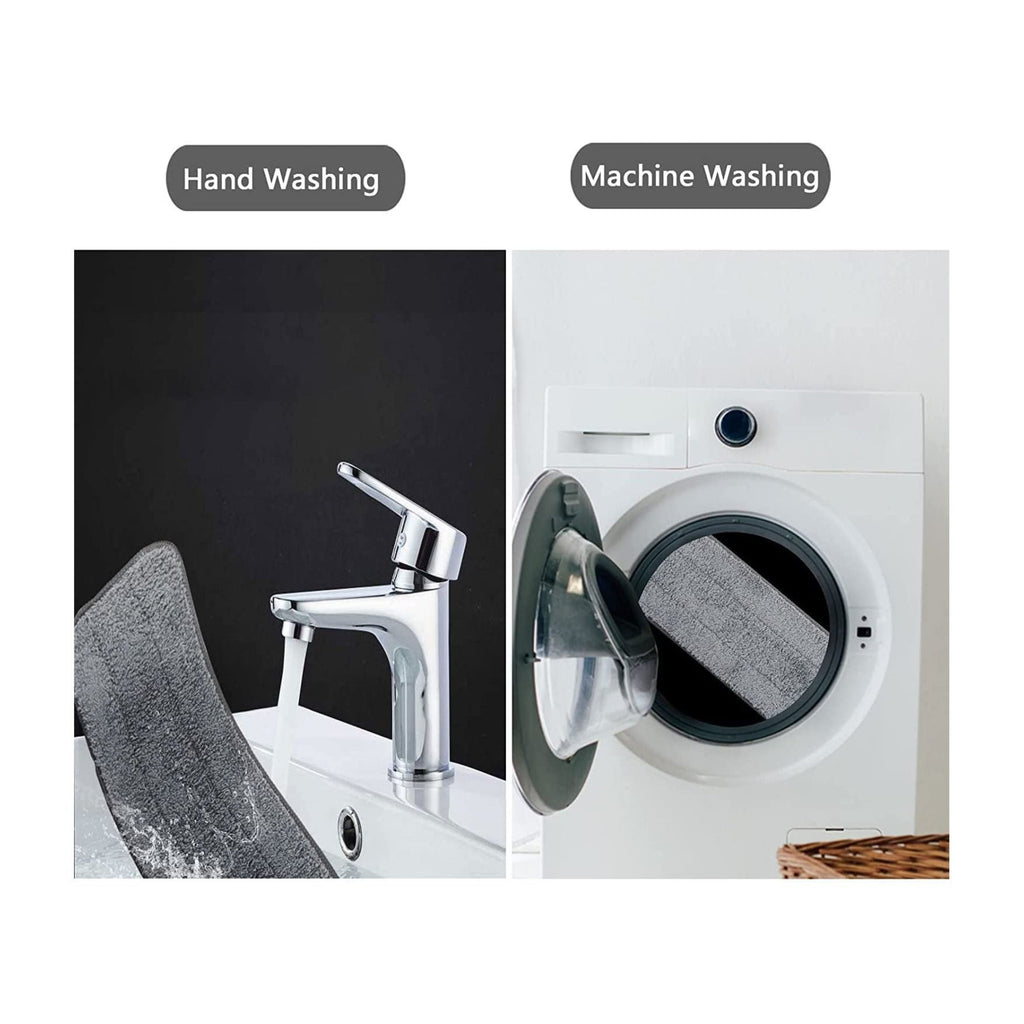 Water Spray Mop – 360° Rotating Microfiber Floor Cleaning Mop with Refillable 360ml Bottle & Washable Pads