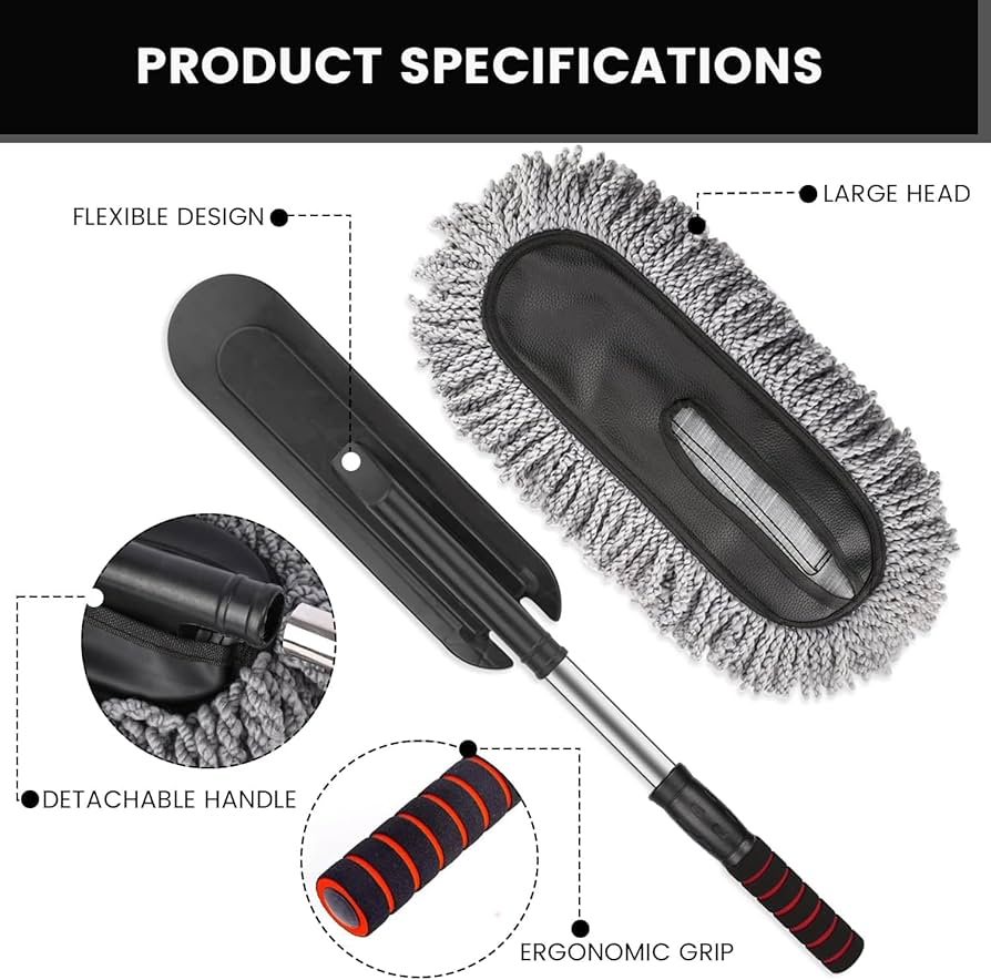 Microfiber Car Duster – Scratch-Free Cleaner