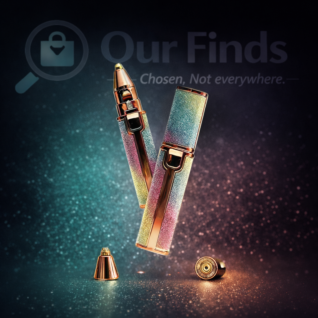 Rechargeable Eyebrow & Facial Hair Trimmer with 2 Heads