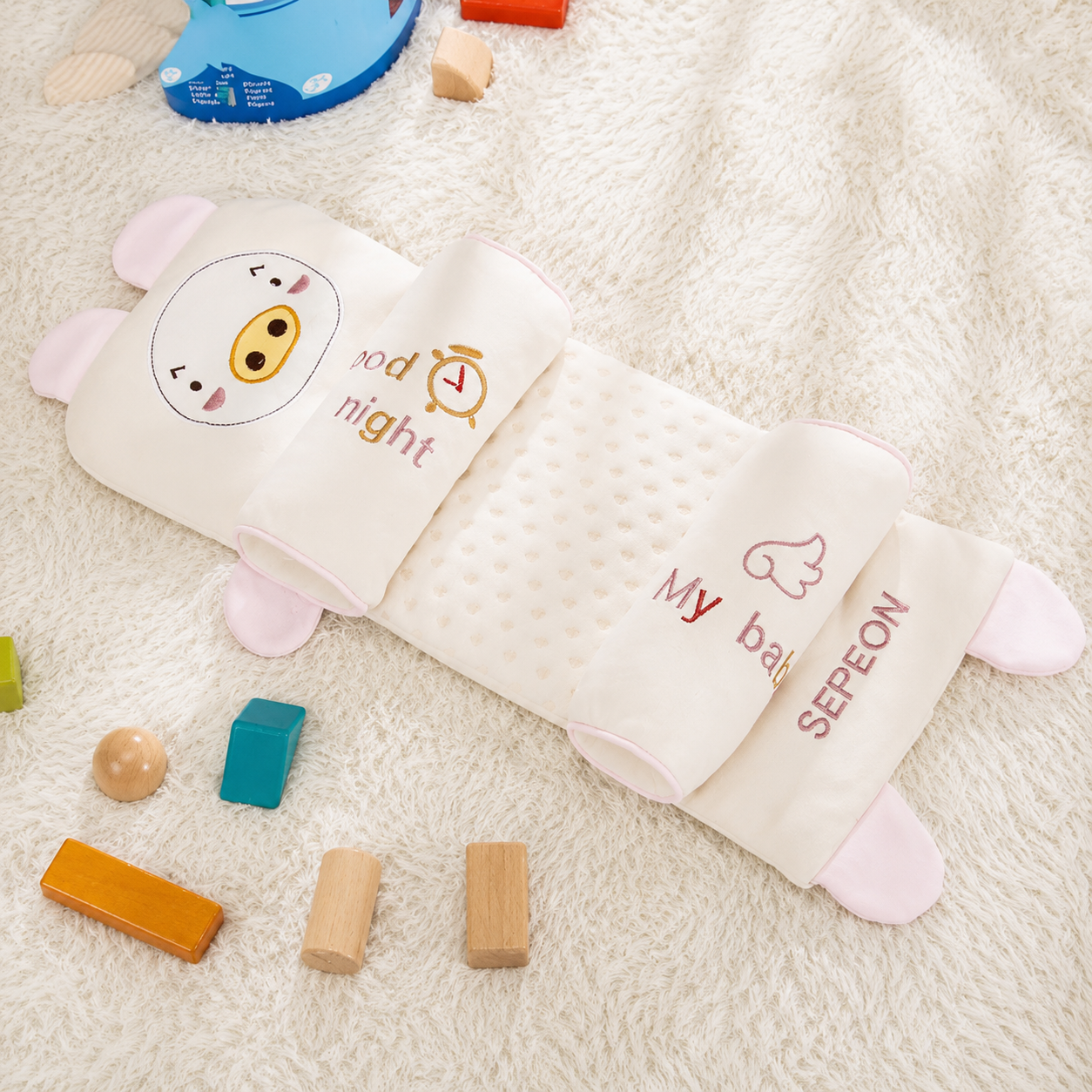 Baby Head Shaping Pillow - Washable