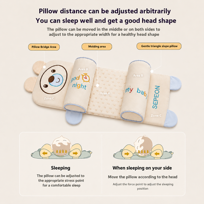 Baby Head Shaping Pillow - Washable