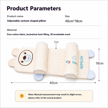 Baby Head Shaping Pillow - Washable