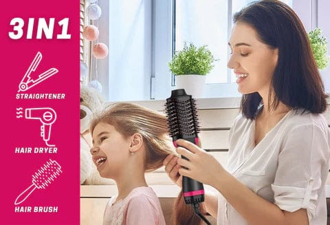 One-Step Hair Dryer Brush – Hot Air Styler, Volumizer, Straightener & Curler in One