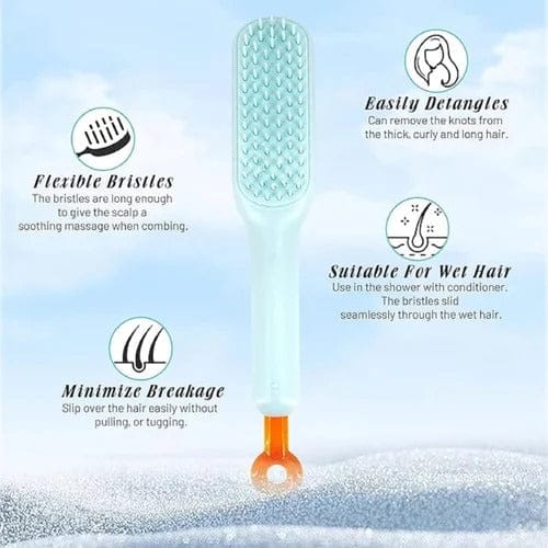 Self-Cleaning Hair Brush – One-Click Comb for Easy, Gentle Styling