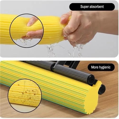 Single Roller PVA Sponge Floor Mop – Effortless Deep Cleaning for All Floors