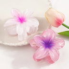 POOKIE Flower Hair Claw Clips – Pack of 2 (Random Colours)