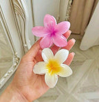 POOKIE Flower Hair Claw Clips – Pack of 2 (Random Colours)