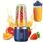 Portable Electric Juicer Cup – 300ML Smoothie Blender with Stainless Steel Blades