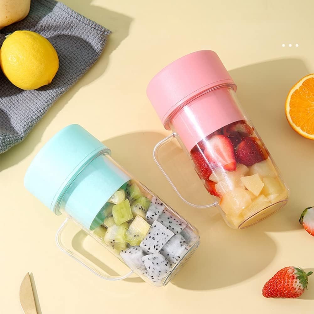 Portable Cup Juicer Blender Bottle – 6 Blades, Rechargeable Smoothie Maker