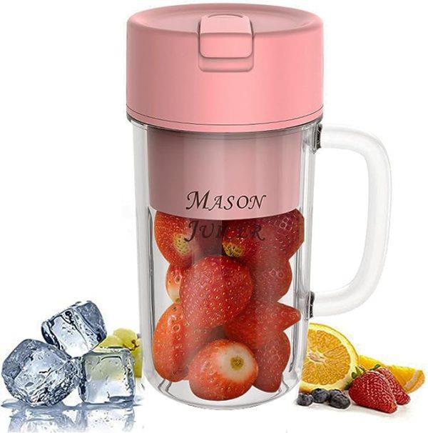 Portable Cup Juicer Blender Bottle – 6 Blades, Rechargeable Smoothie Maker