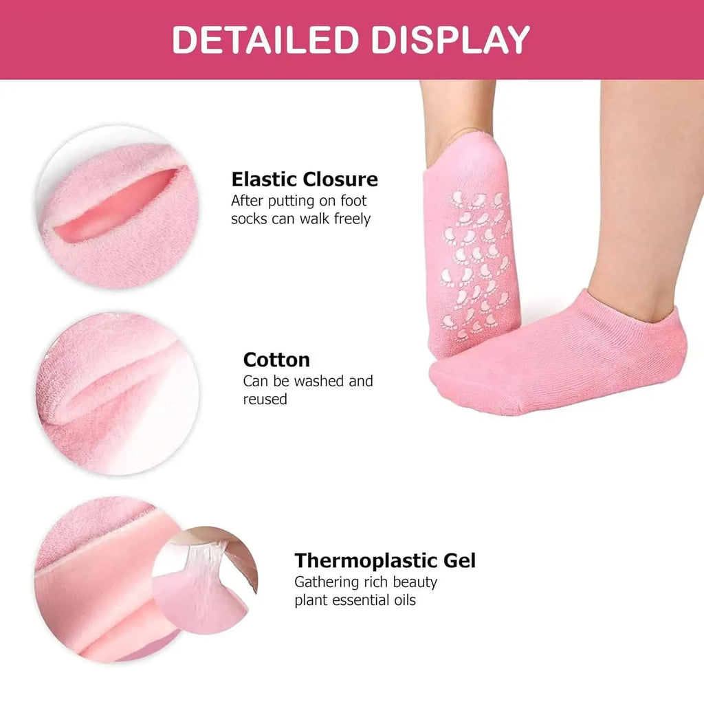 Moisturizing Spa Gel Socks – Cracked Heel Repair Socks