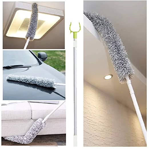 Microfiber cleaing Duster with Steel Rod – High Reach Ceiling Fan & Wall Cleaner