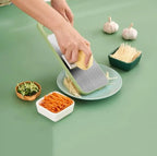 Stainless Steel Vegetable Cutter Set | Kitchen Slicer, Grinder & Garlic Masher