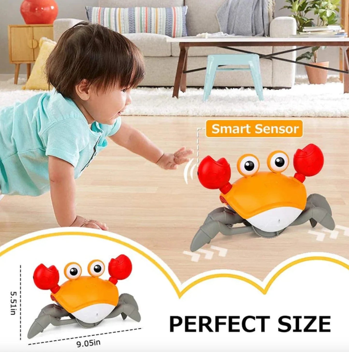 Crawling Crab Toy - Rechargeable