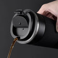 Spill-Proof Travel Mug – 12oz of Pure Coffee Power, Hot or Iced