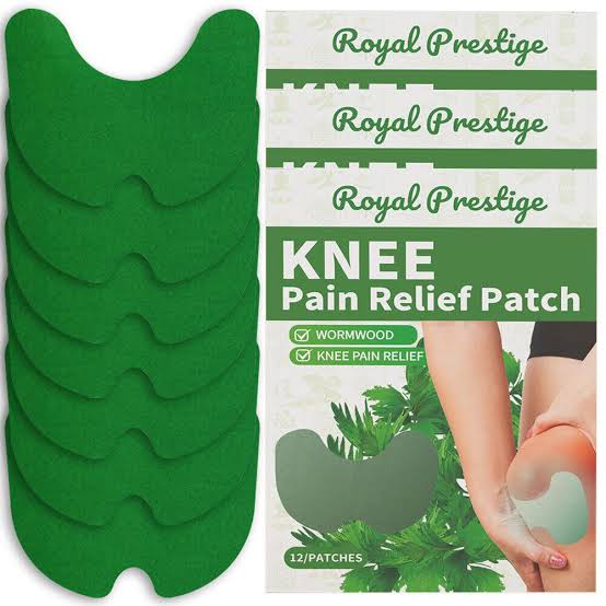 Herbal Knee Pain Relief Patches – 12pcs Self-Adhesive Herbal Patches for Fast Relief