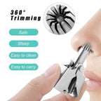 Stainless Steel Nose & Ear Hair Trimmer