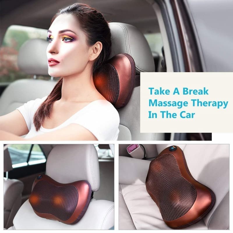 Car Massager Pillow – Electric Back, Neck & Shoulder Massage Cushion