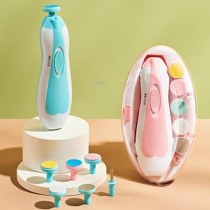 Baby Nail Trimmer 6 in 1  – Electric Baby Nail Cutter & Manicure Pedicure