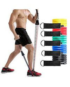 11‑Piece Resistance Band Set – 5-in-1 Fitness Tubes with Handles, Door Anchor & Ankle Straps