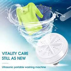 Mini USB Washing Machine – Portable Turbine Washer for Small Loads & Travel