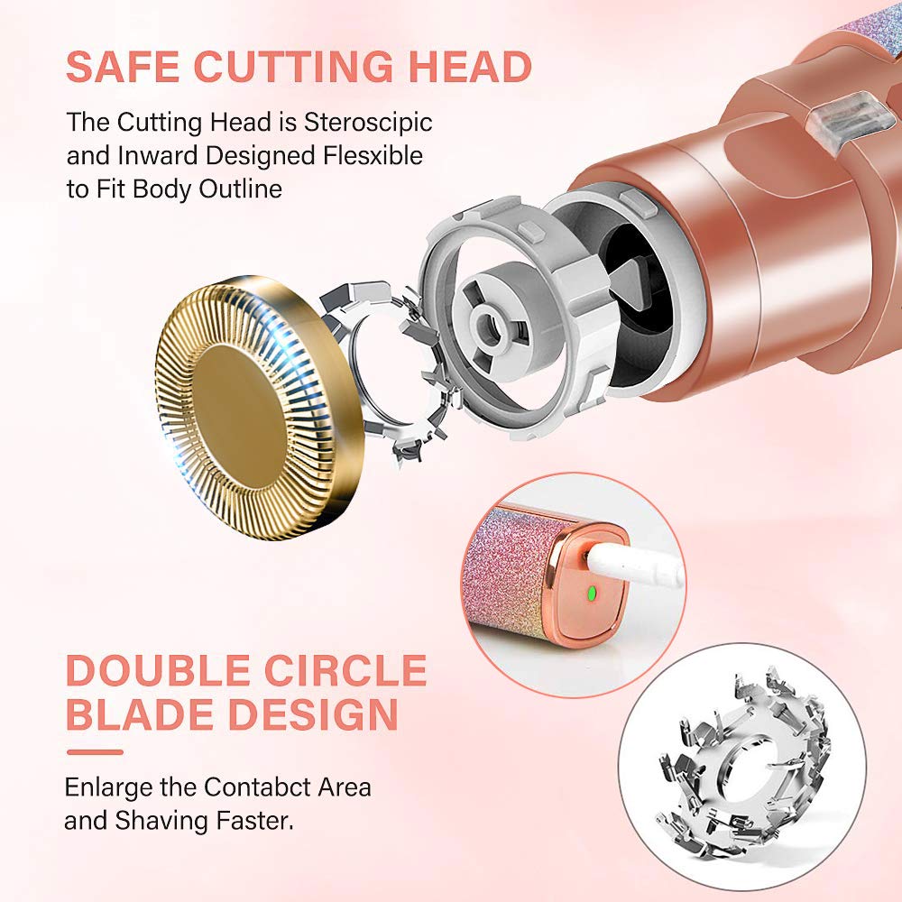 Flawless 2-in-1 Trimmer – Battery Operated Hair Remover