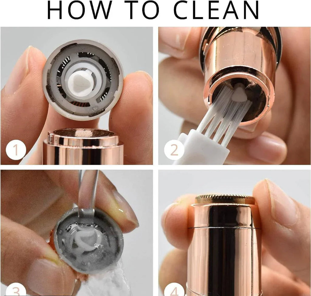 Rechargeable Flawless Facial Hair Remover with USB Cable